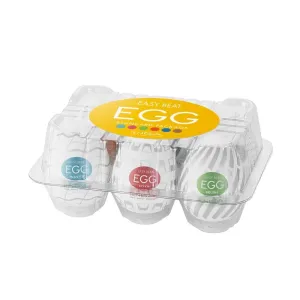 6pk Easy Beat Egg New Standard Masturbator