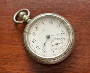 Antique 1904 Waltham Pocket Watch Grade 81 18s 15j