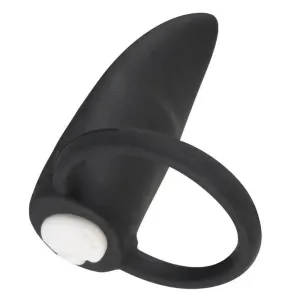 Black Velvets Multi-purpose Vibrating Cock Ring with Clit Stim