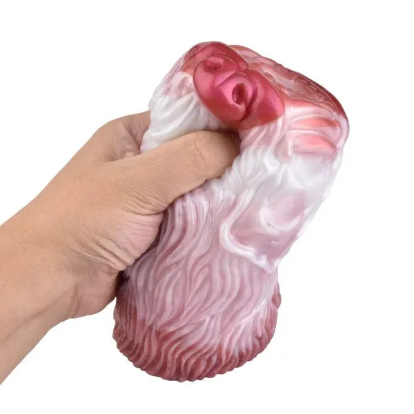 Dog Vagina Pocket Pussy Male Masturbator - Double Channel Silicone Mens Penis Sex Toys