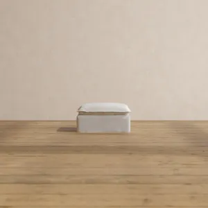 Modular Washable Ottoman in Powder | Memorix  Seat