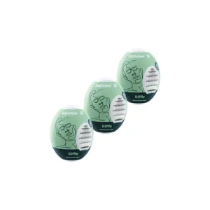 Riffle - Masturbator Egg Set - 3 Pieces - Light Green