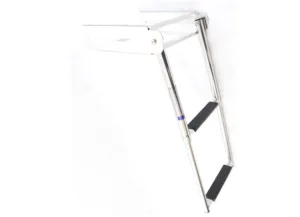 Under Platform Telescopic Boarding Ladder, 316 Stainless Steel, 2 Steps